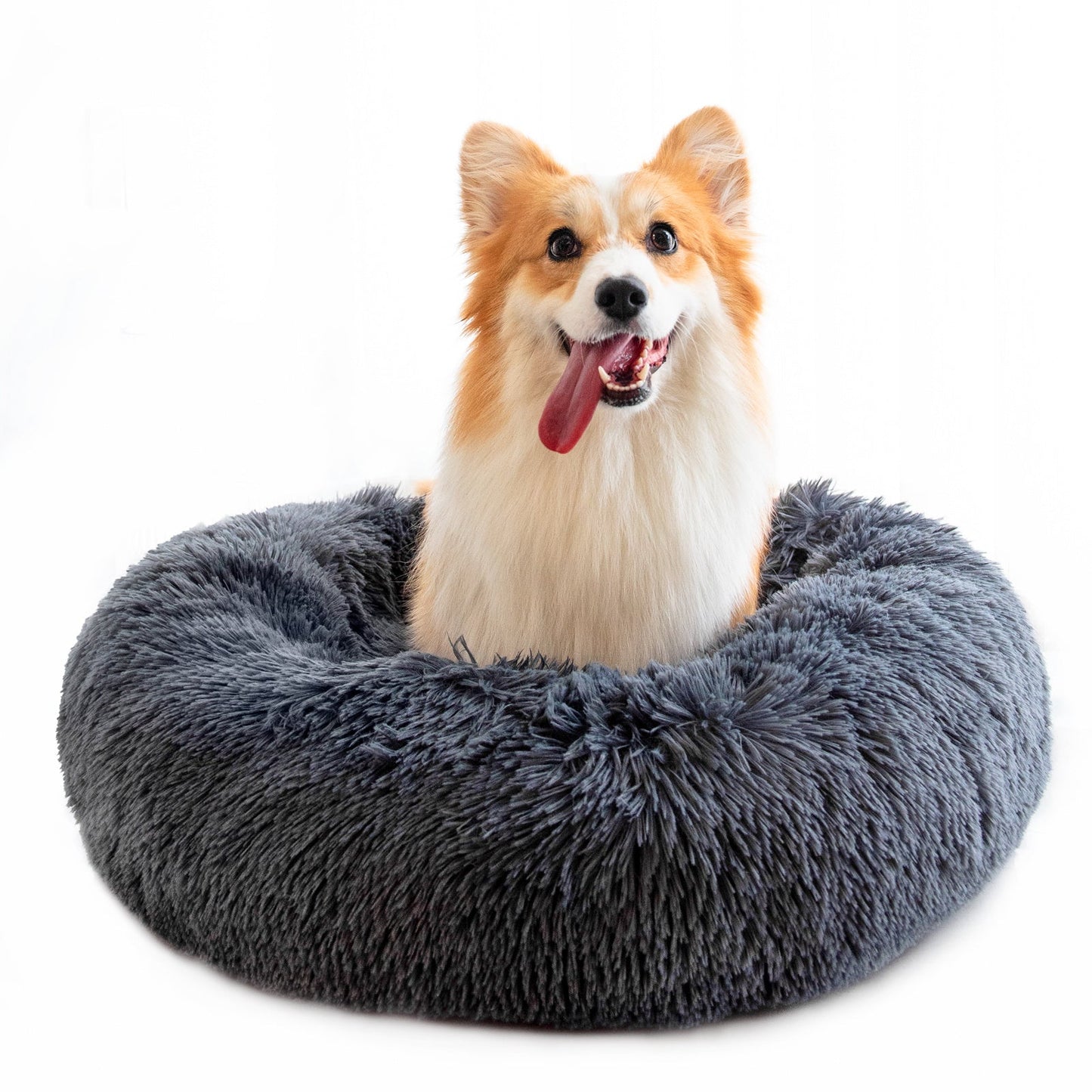 Small Dogs Round Plush Cat Litter Kennel Pet Nest Mat 