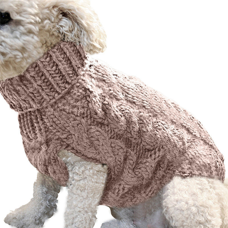 Pet Sweater Dog Clothes Pet Supplier Winter Warm Clothing