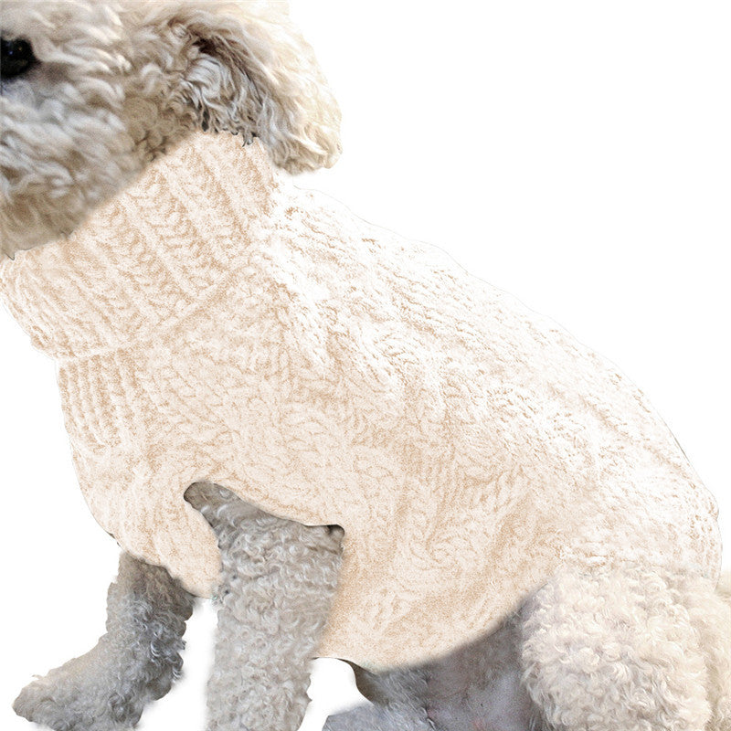 Pet Sweater Dog Clothes Pet Supplier Winter Warm Clothing