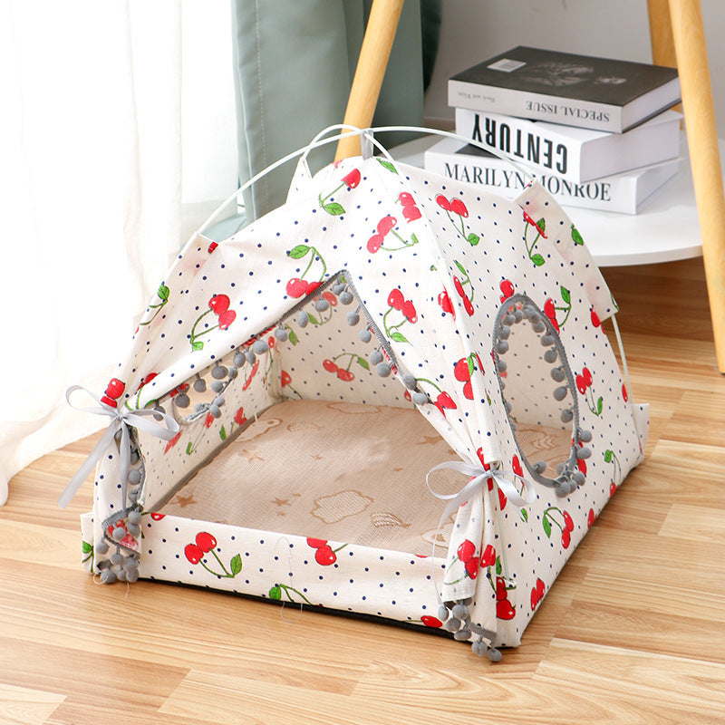 Cat Tent Cat House with enclosed design