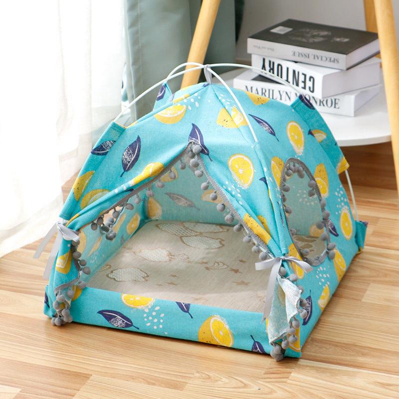 Cat Tent Cat House with enclosed design