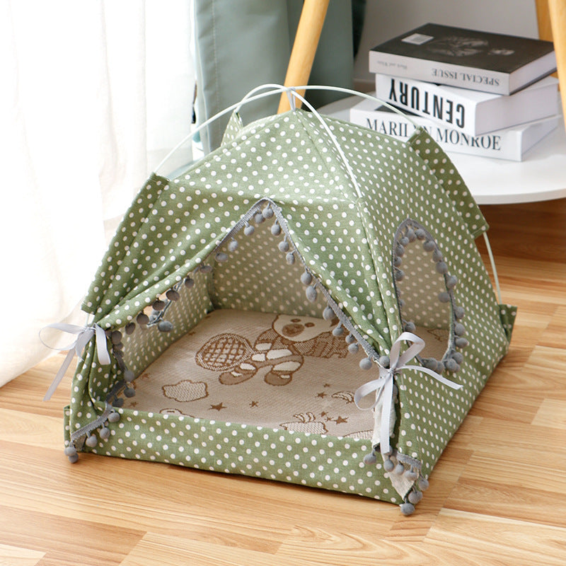 Cat Tent Cat House with enclosed design