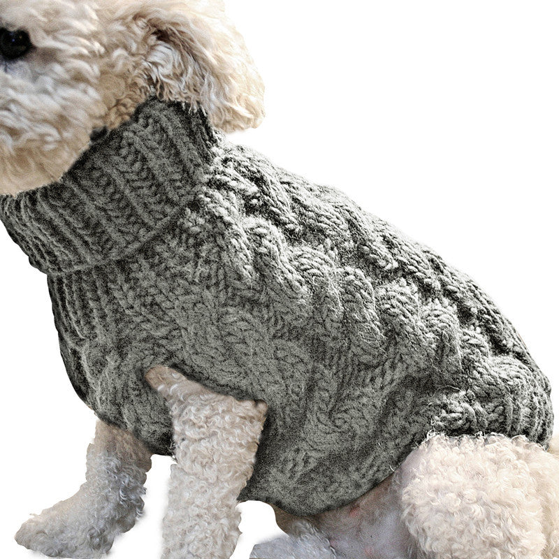 Pet Sweater Dog Clothes Pet Supplier Winter Warm Clothing