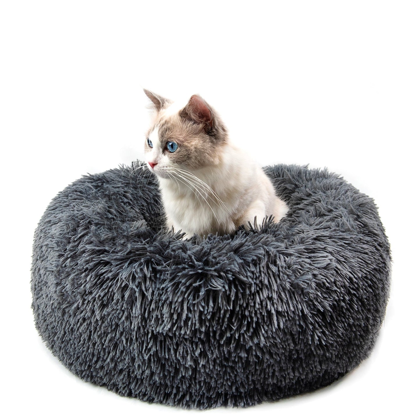 Small Dogs Round Plush Cat Litter Kennel Pet Nest Mat 