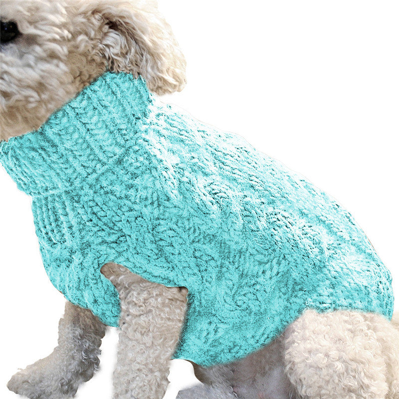 Pet Sweater Dog Clothes Pet Supplier Winter Warm Clothing