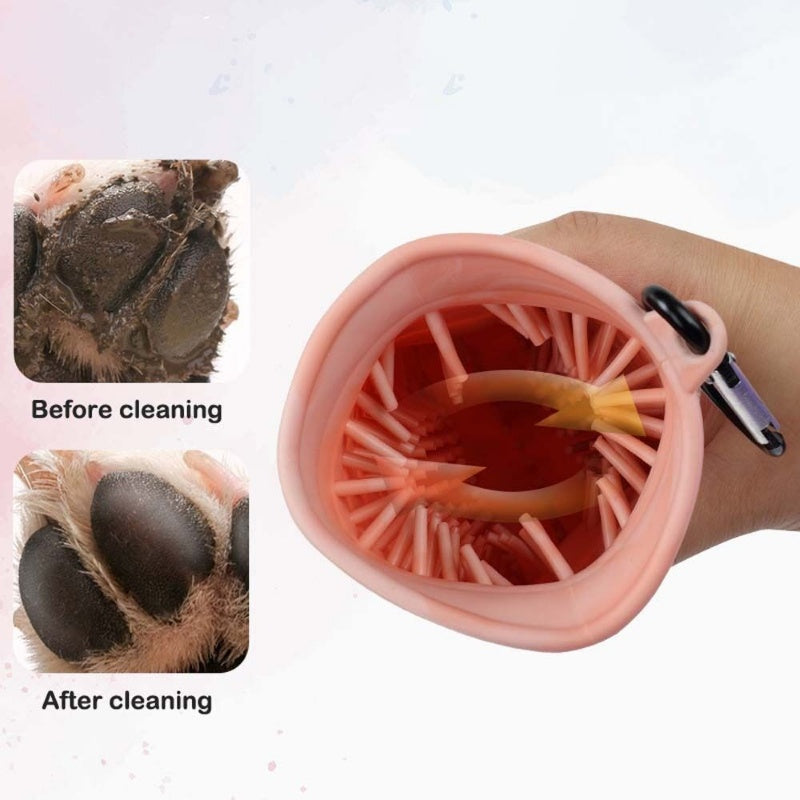 Dog Paw Cleaner Cup, a portable foot cleaning washer for dogs