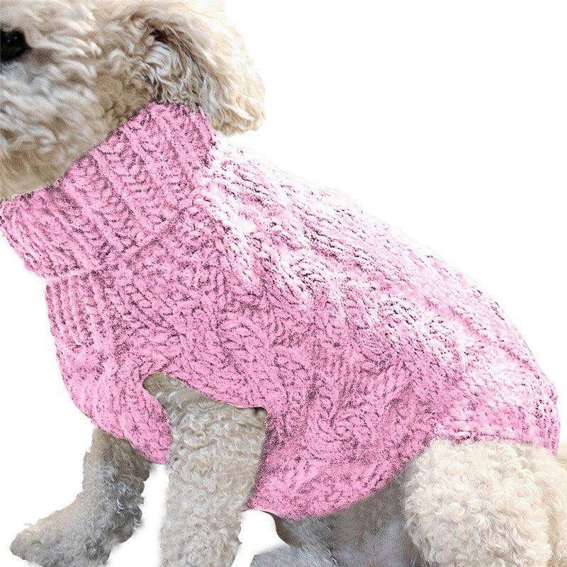 Pet Sweater Dog Clothes Pet Supplier Winter Warm Clothing