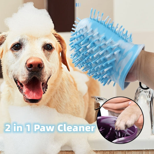 Dog Paw Cleaner Cup, a portable foot cleaning washer for dogs